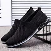 Zapatos casuales para caminar para hombre, ligeros, transpirables y cómodos, sin cordones